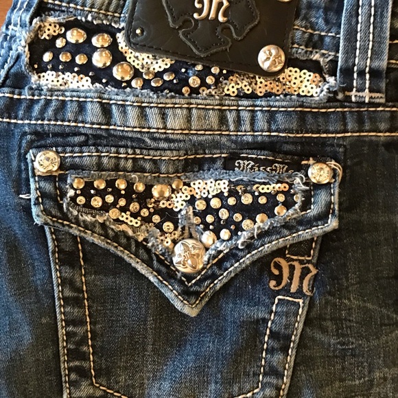 MISS ME cuffed capri. Size 28. Jean Capri - Picture 5 of 12